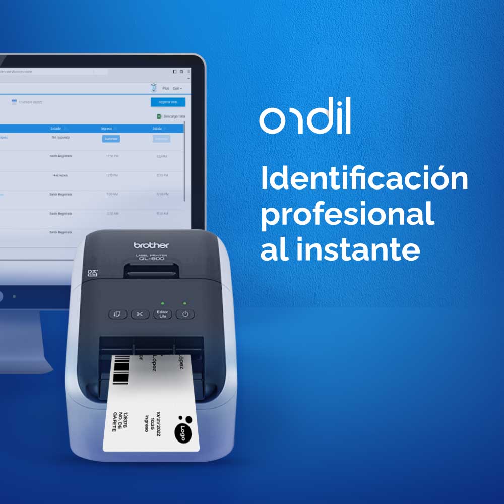 ORDIL IMPRESORA ETIQUETAS